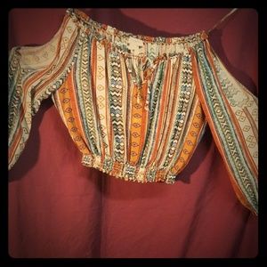 Long sleeve belly shirt